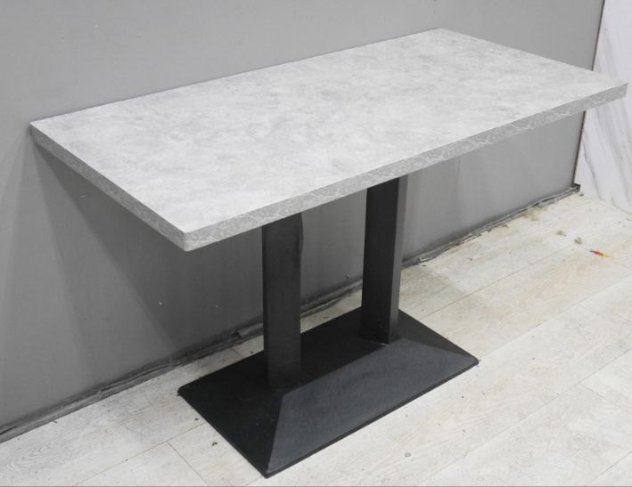 二手 餐桌 石紋 120公分 小吃桌 咖啡桌 長桌 邊桌 