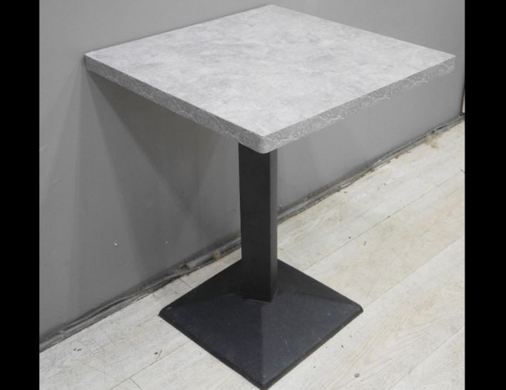 二手 餐桌 石紋 60公分 營業用餐桌 咖啡桌 小吃桌 