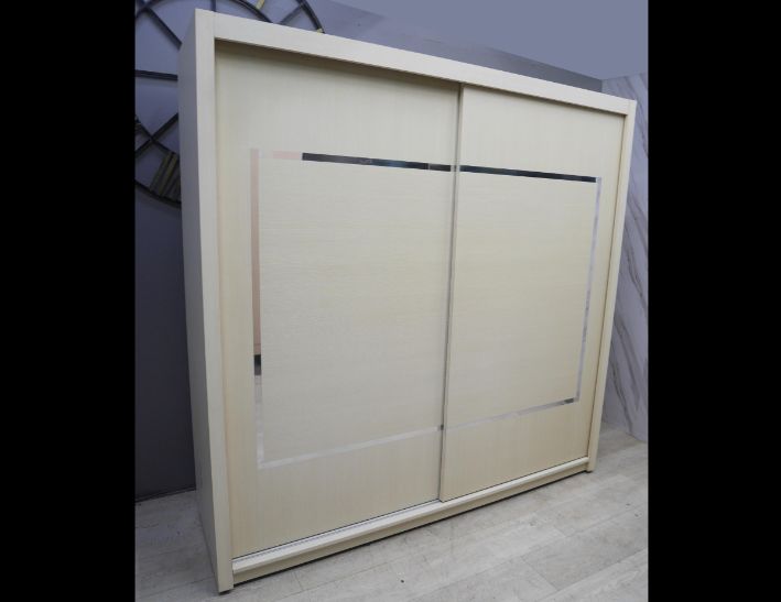 二手 衣櫥 雪松色 7尺 推門衣櫃 收納櫃 置物櫃 櫥櫃 