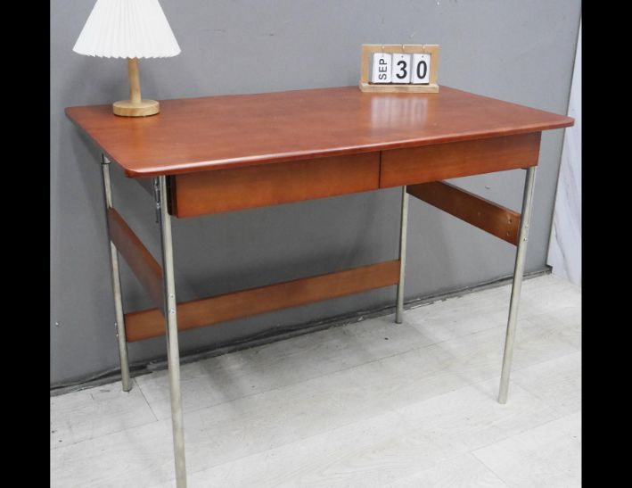 二手 書桌 柚木色 100公分 電腦桌 辦公桌 工作桌