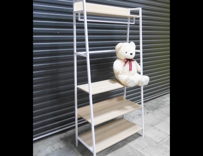 二手 衣架 白橡色 吊衣架 掛衣架 收納架 邊架 