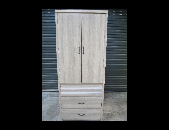 二手 衣櫥 梧桐色 單人衣櫃 收納櫃 置物櫃 儲物櫃 