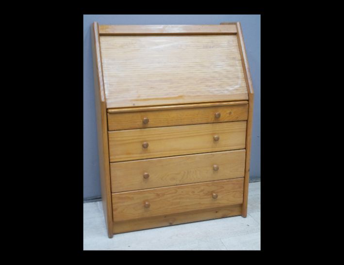 二手 書桌 實木三用櫃 化妝櫃 斗櫃 抽屜櫃 收納櫃