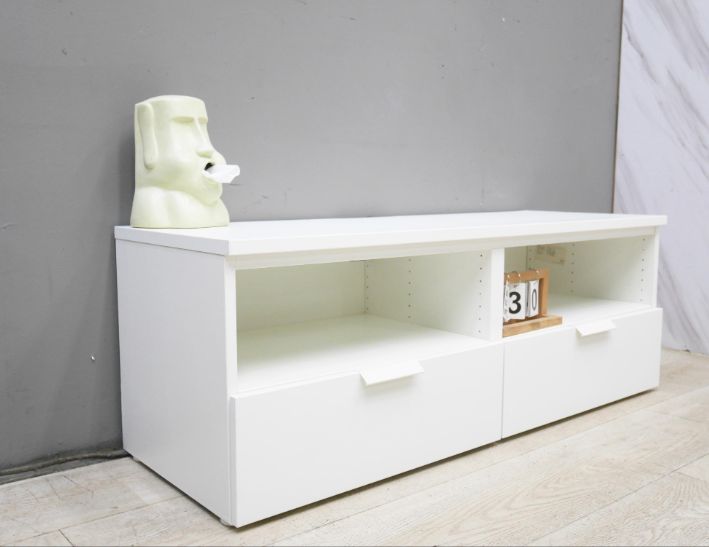 二手電視櫃 白色 4尺 客廳櫃 TV櫃 矮櫃 置物櫃