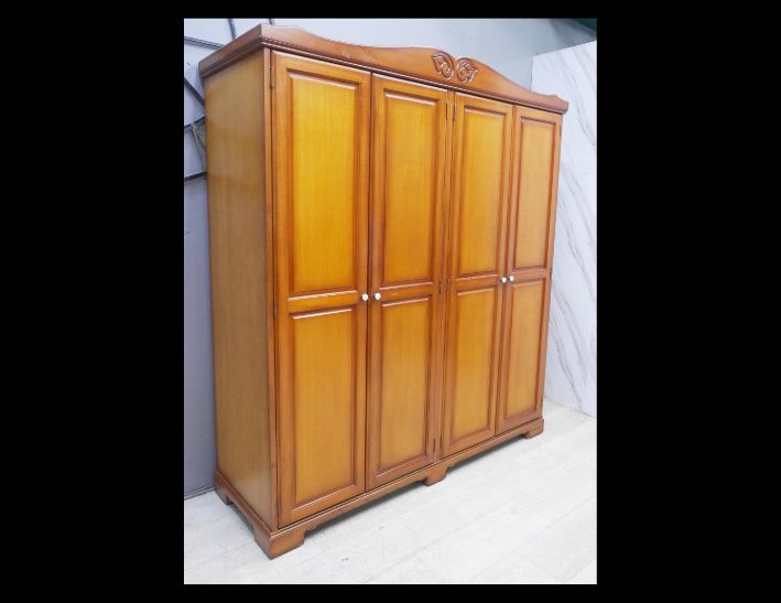 二手 衣櫥 樟木色 187公分 衣櫃 收納櫃 置物櫃 