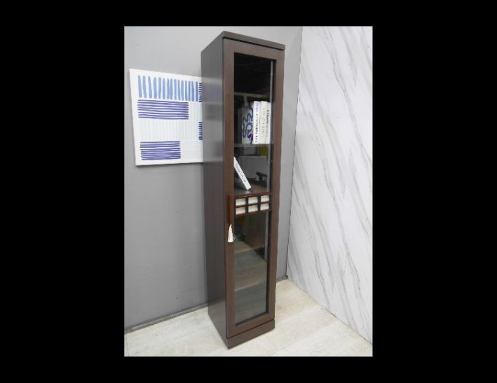 二手 書櫥 胡桃色 40公分 書櫃 收納櫃 客廳櫃 邊櫃 