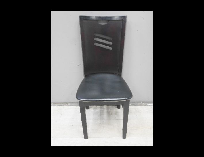 二手 餐椅 胡桃色 皮餐椅 咖啡椅 接待椅 會客椅 