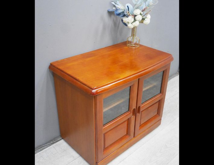 二手 電視櫃 76公分 半實木 TV櫃 矮櫃 置物櫃 