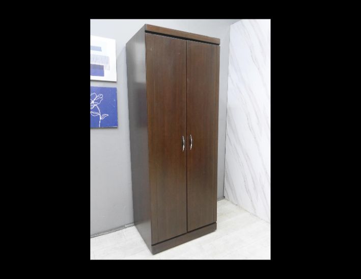 二手 衣櫥 胡桃色 76公分 單人衣櫃 收納櫃 置物櫃 