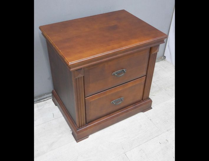 二手 床邊櫃 樟木色 半實木 床頭櫃 矮櫃 置物櫃 櫥櫃