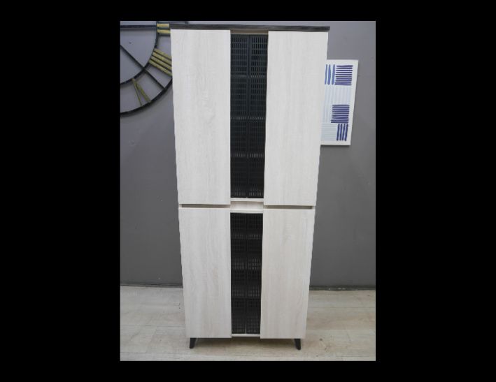 庫存新品 雪松色 74公分 高鞋櫃 鞋櫥 玄關櫃 置物櫃