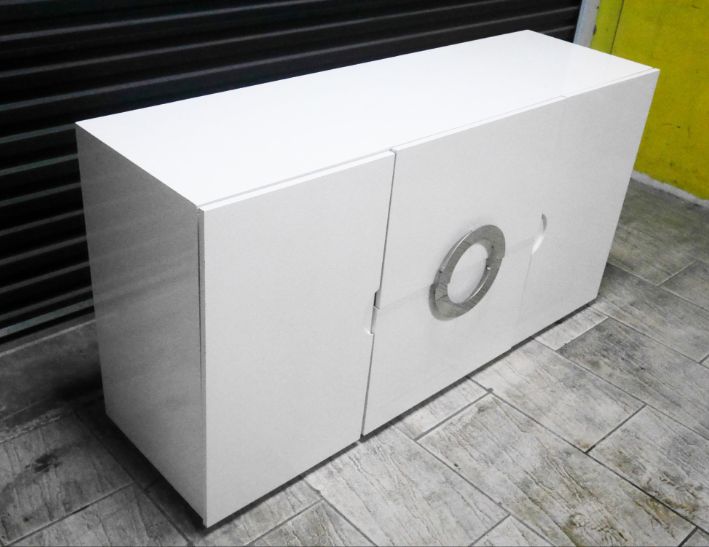 二手 廚櫃 白色 150公分 餐櫃 電器櫃 儲物櫃 長櫃