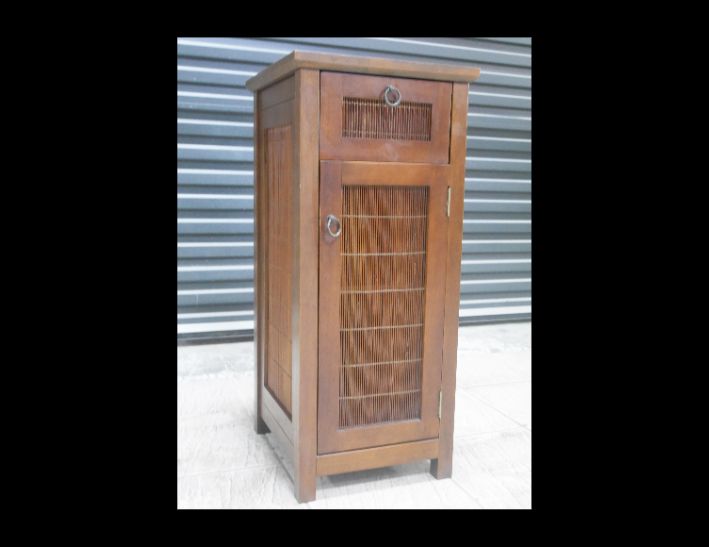 二手 邊櫃 樟木色 矮櫃 置物櫃 儲物櫃 收納櫃 儲物櫃