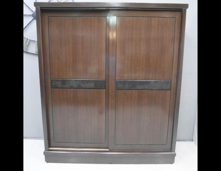 二手 衣櫃 胡桃色 6尺 推門衣櫥 櫥櫃 收納櫃 置物櫃