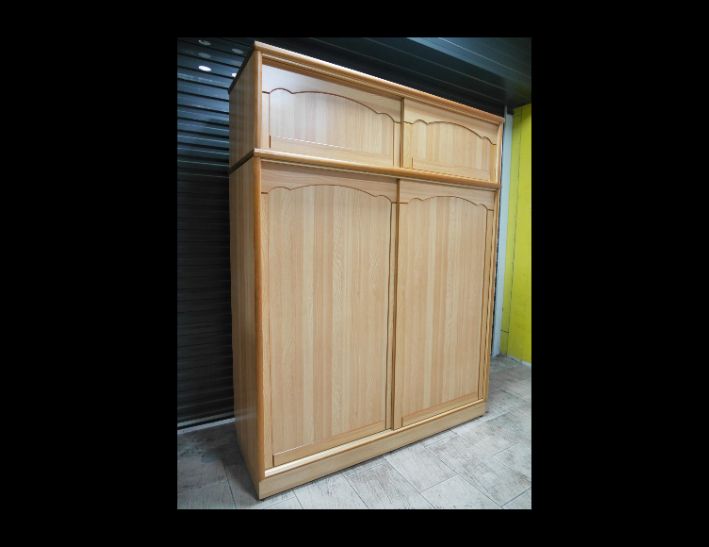 二手 衣櫥 原木色 6尺 衣櫃 收納櫃 置物櫃 櫥櫃