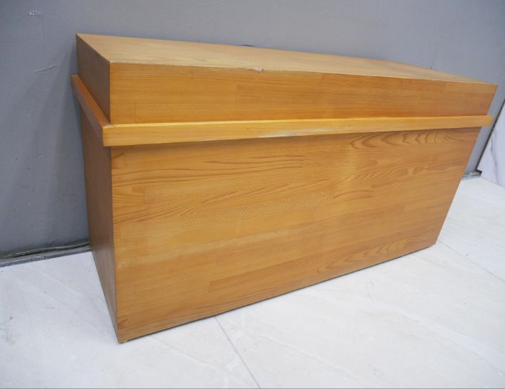 二手 原木色 94公分 穿鞋椅 矮凳 椅凳 長凳 邊几