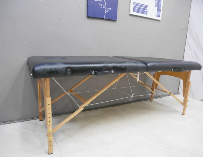 二手 按摩床 黑色 折疊 美容床 指壓床 推拿床 刺青床
