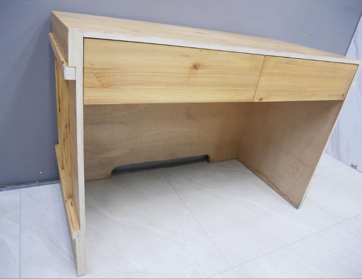 二手 櫃台 原木色 130公分 櫃檯 收銀台 辦公桌