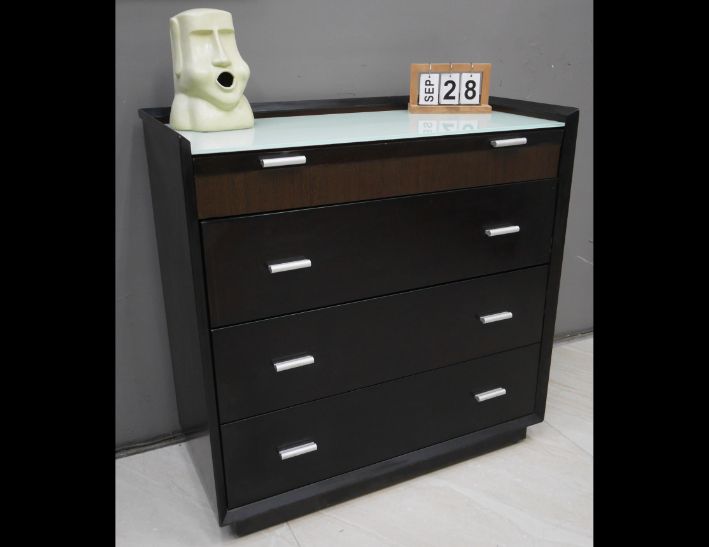 二手 斗櫃 胡桃色 88公分 抽屜櫃 置物櫃 儲物櫃 