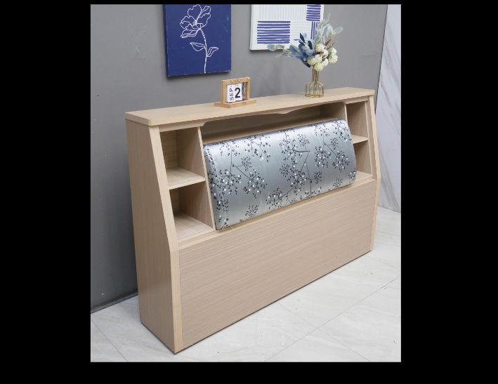 二手 床頭櫃 白橡色 雙人5尺 床頭箱 置物櫃 收納櫃 