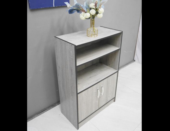 二手 邊櫃 灰橡色 2尺 收納櫃 置物櫃 儲物櫃 客廳櫃