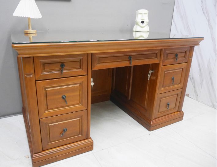 二手 樟木全實木 五尺 主管桌 辦公桌 電腦桌 書桌 