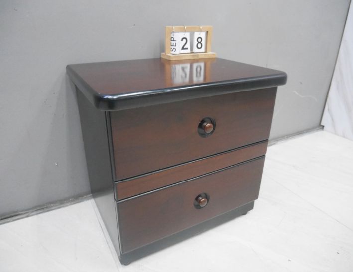 二手 床頭櫃 胡桃色 58公分 床邊櫃 矮櫃 置物櫃