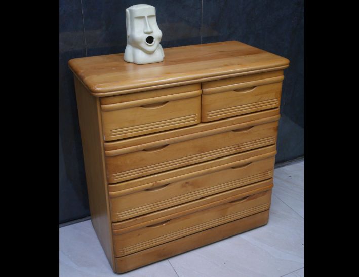 二手 斗櫃 原木色 3尺 抽屜櫃 收納櫃 置物櫃 櫥櫃