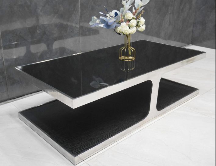 二手 茶几 黑色 110公分 沙發桌 客廳桌 矮桌 