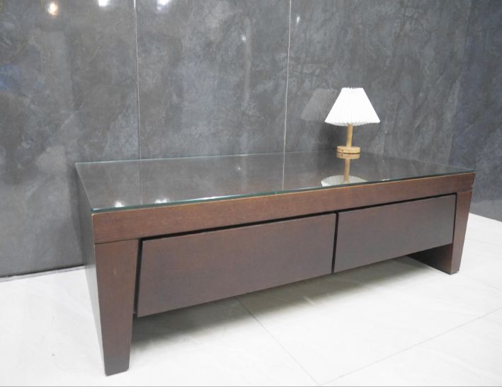 二手 茶几 胡桃色 120公分 沙發桌 客廳桌 矮桌 