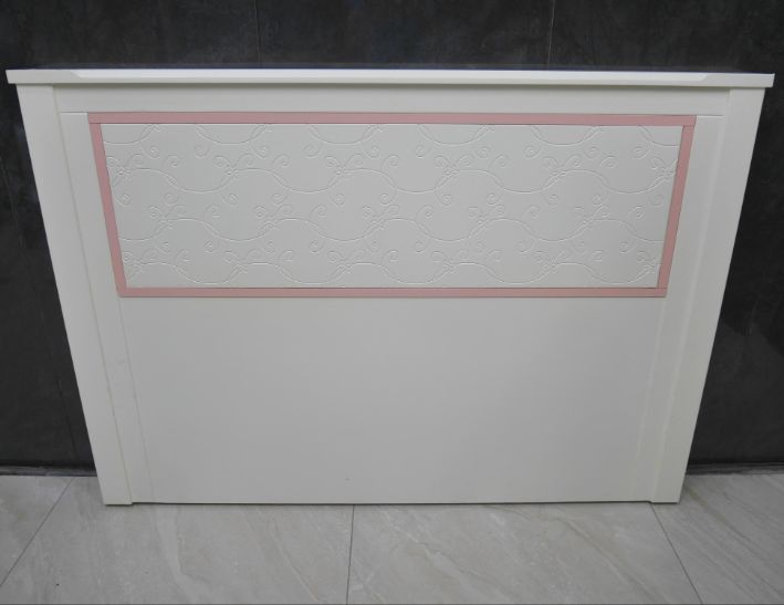 二手 床頭板 白色 5尺 雙人床頭片 床頭櫃 邊櫃