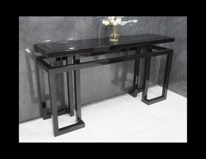 二手 玄關桌 黑色 167公分 長桌 擺飾桌 擺飾桌 中島桌