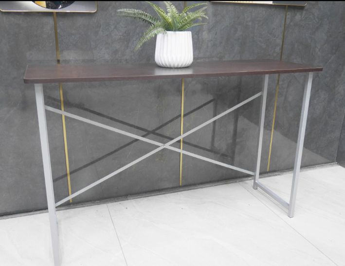 二手 書桌 胡桃色 120公分 工作桌 長桌 邊桌 矮桌