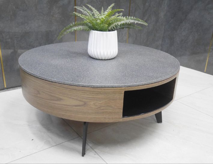 二手 茶几 石板 86公分 沙發桌 客廳桌 矮桌 置物桌