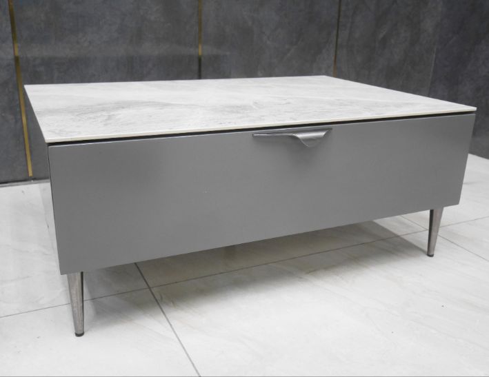 二手 客廳桌 岩板 90公分 沙發桌 大茶几 矮桌 