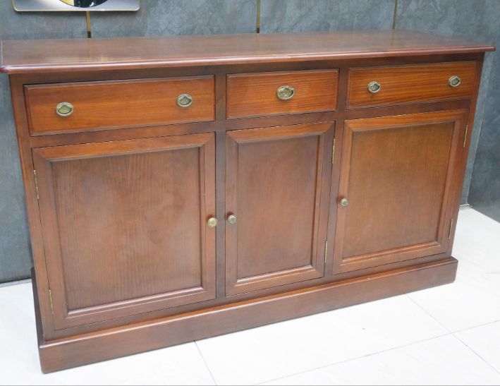 二手 美式實木 5尺 餐櫃 電器櫃 櫥櫃 矮櫃 廚櫃