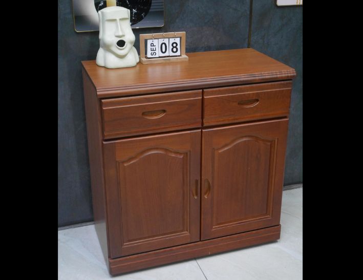 二手 柚木色 半實木 餐櫃 電器櫃 置物櫃 收納櫃