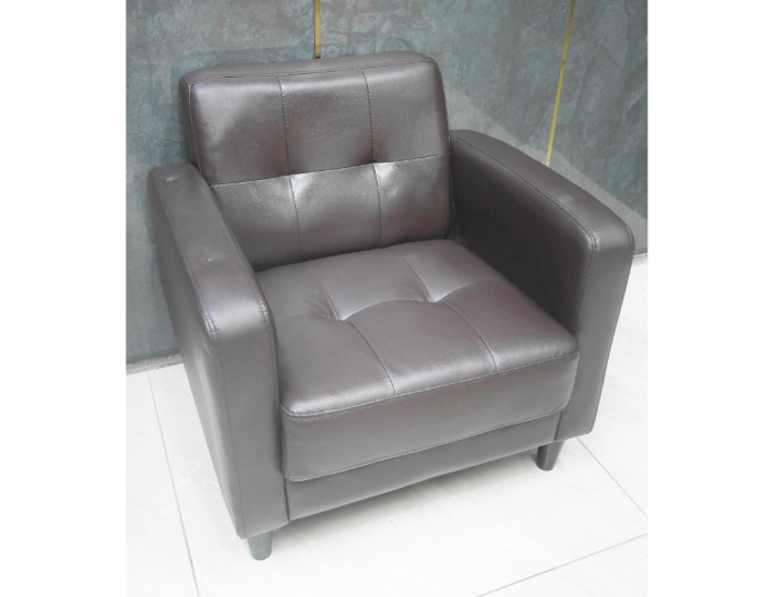 二手 單人沙發 咖啡色 70公分 單人椅 休閒椅 等候椅 