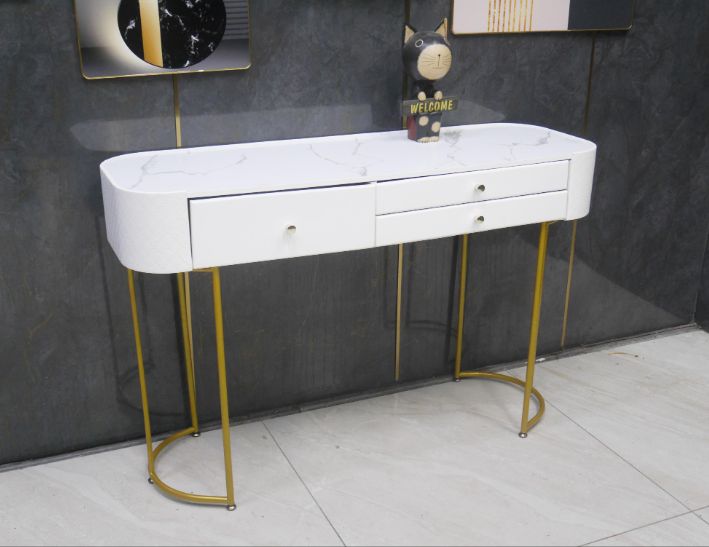 二手 北歐風 120公分 長桌 邊桌 書桌 鏡台桌 矮桌 