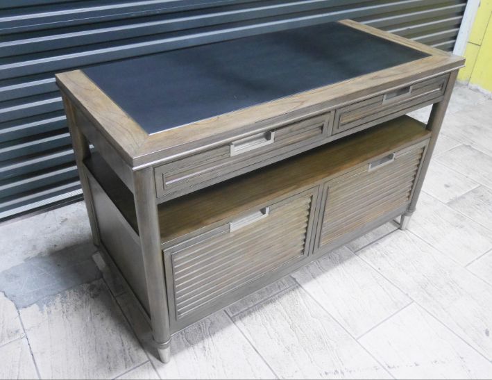 二手 進口家具 洗舊實木 4尺 餐櫃 電器櫃 櫥櫃 廚櫃 