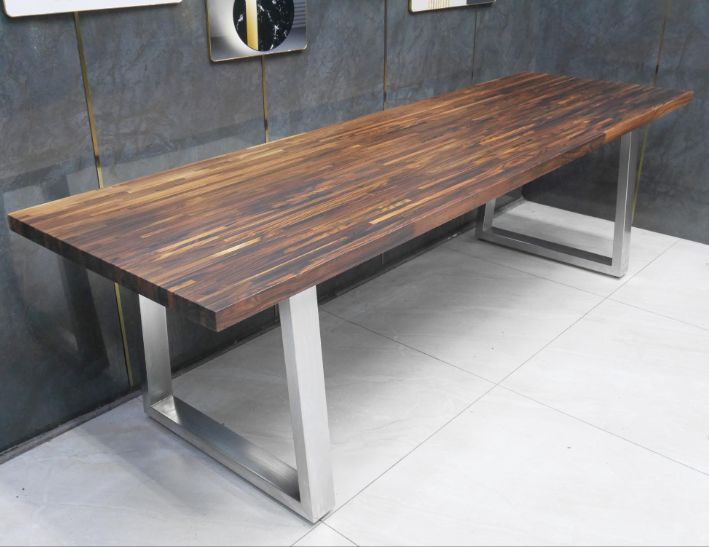 二手 全實木 8尺 餐桌 會議桌 接待桌 會客桌 咖啡桌