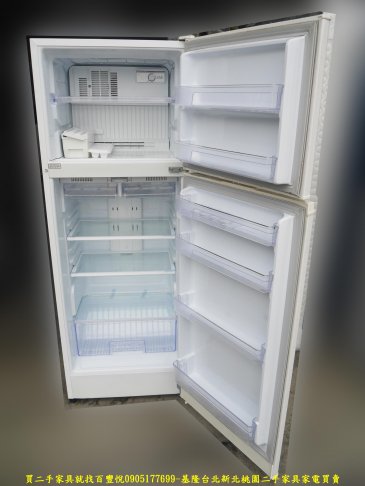 二手冰箱 中古冰箱 聲寶250公升雙門冰箱 中古電器 租屋冰箱 二手電器有保固 4