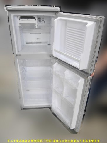 二手冰箱 中古冰箱 聲寶140公升雙門冰箱 2級省電 套房冰箱 廚房家電 二手家電有保固 4