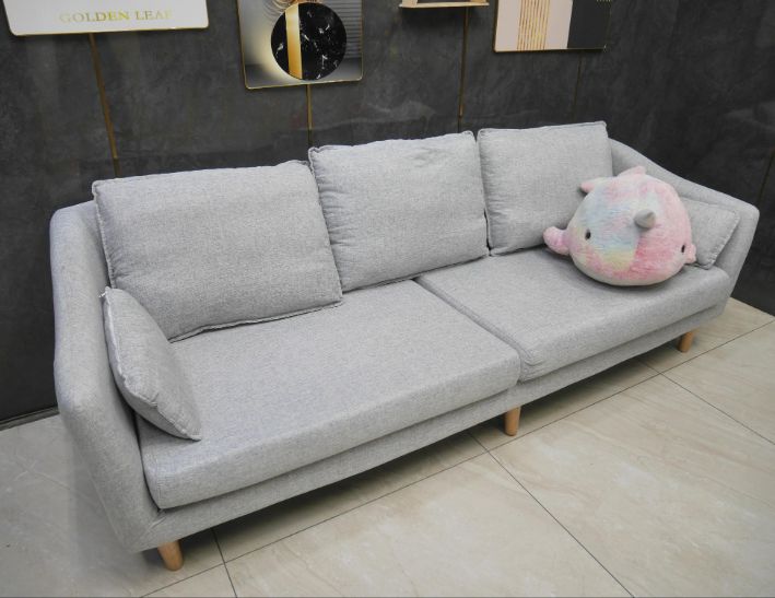 二手 布沙發 北歐風灰色 三人沙發 客廳沙發 休閒沙發 
