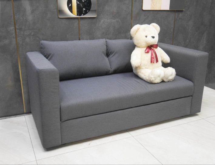 二手 沙發床 灰色 布沙發 雙人沙發 客廳沙發 租屋沙發