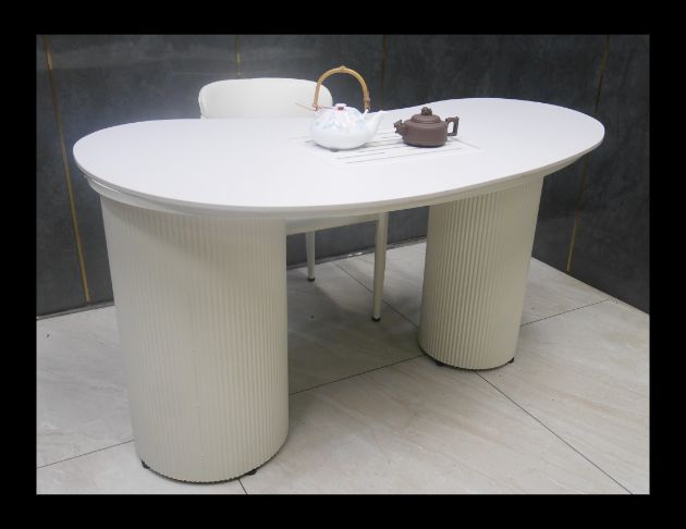 二手 泡茶桌椅 岩板 141公分 休閒桌 客廳桌