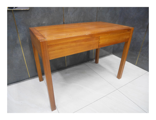 二手 詩肯柚木 111公分 書桌 電腦桌 辦公桌 長桌