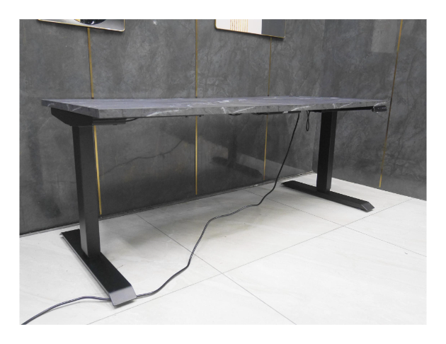 二手 辦公桌 灰色 160公分 電動升降桌 工作 電腦桌