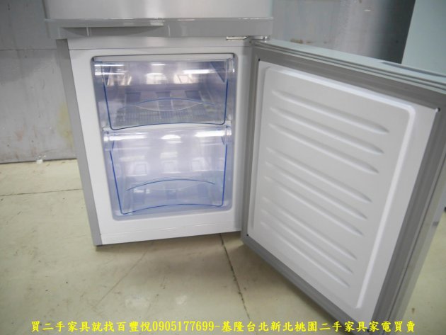二手KEG160公升銀色靜音節能雙開冰箱 220V 廚房電器 中古冰箱 中古電器 租屋冰箱有保固 5