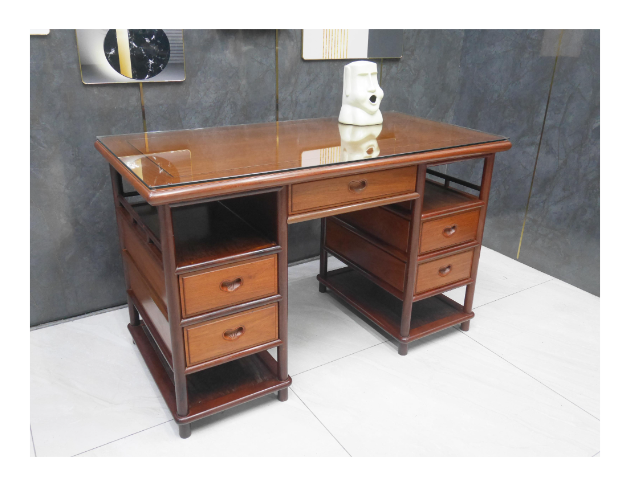 二手 書桌 132公分 實木桌 辦公桌 主管桌 電腦桌